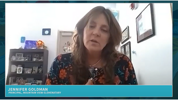 Teacher at Mountain View Elementary talking about their experience with instructional audio