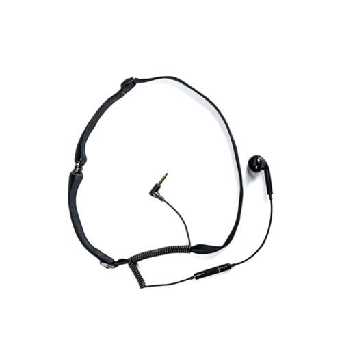 Flexmike Earbud Lanyard for two way communication through Lightspeed Instructional Audio