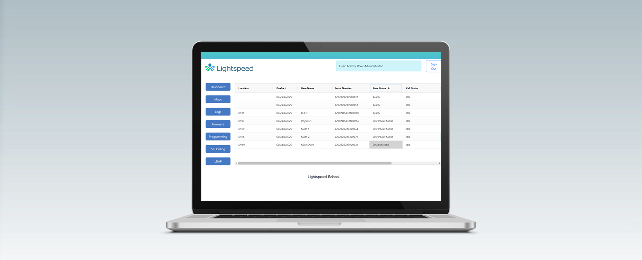 Cascadia Instructional Audio for the Classroom - Web Console